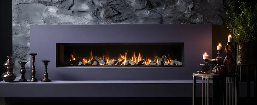 Ember Bed for Ventless Gas Fireplace in Moraga, CA