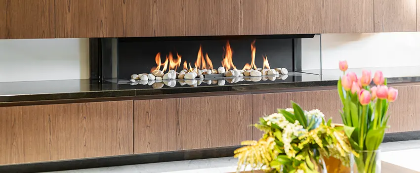 Double-height Fireplace Design Refurbishment in Moraga, California